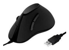 LogiLink ID0158 Ergonomisk mus USB Optisk Svart 5 Knappar 1000 dpi Ergonomisk