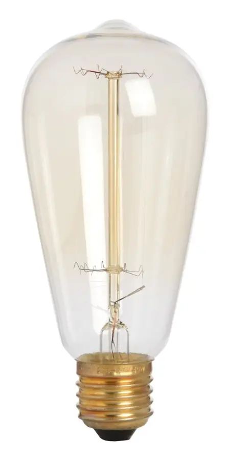 Hill Interiors Edison Filament Teardrop Squirrel Cage Glödlampa