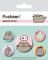 Pusheen Set med knappmärken (5 st)