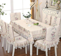 Bordduk + stolklädsel set Aubrielle