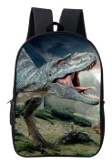 Barns dinosaurieryggsäck dubbellagers skolväska