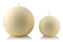 Affek Design Candle CLASSIC CANDLES Ball 8cm cream