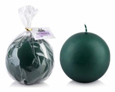 Affek Design Candle CLASSIC CANDLES Sphere 8cm green paraffin