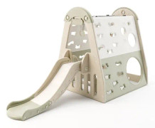 EliteToys - Kids Zone Aktivitetshus Med Gunga Och Rutschkana