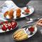 Stainless Steel Seasoning Plate Split Plate Sauce Plate Hotel Barbecue Snack Plate Small