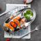 Stainless Steel Seasoning Plate Split Plate Sauce Plate Hotel Barbecue Snack Plate Small