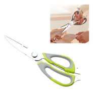 Kitchen Multifunctional Scissors Seafood Detachable Chicken Bone Cleaning Cooked Food Kitchen Tool(Green(No Logo))