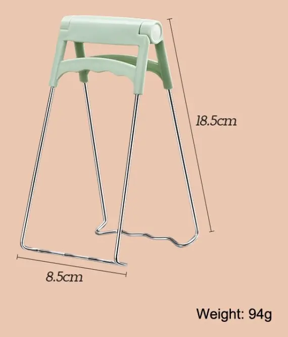 Kitchen Anti-scald Heat Insulation Clip, Specification: Disk Clip (Shallow Green)