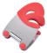 5 PCS Stainless Steel Plastic Pan Edge Clamp Anti-Scald Rubber Bracket Kitchen Gadgets(Red)