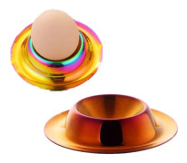 Stainless Steel Egg Tray Table Utensils, Specification: Magic Red