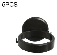 5 PCS Bathroom Hair Dryer Wall Hanging Punch-Free Rack, Color: Ink Black