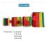 Classroom Wall Hanging Curtain Color Rotation Wind Turn, Size: 90x12cm