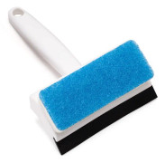 10 PCS Bathroom Wall Cleaning Brush Household Window Glass Mirror Wiper(White)