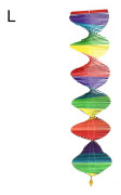 Classroom Wall Hanging Curtain Color Rotation Wind Turn, Size: 90x12cm