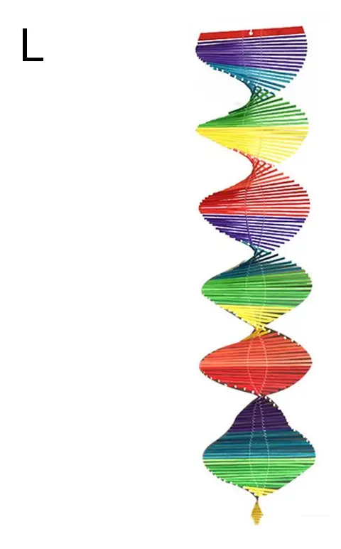 Classroom Wall Hanging Curtain Color Rotation Wind Turn, Size: 90x12cm