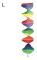 Classroom Wall Hanging Curtain Color Rotation Wind Turn, Size: 90x12cm