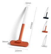 2 PCS Household Screen Window Cleaning Double-Sided Brush(White Orange)