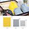 Cotton Linen Drawstring Pocket Sundries Storage Bag, Specification: Small+Medium+Large(Black Lattice)