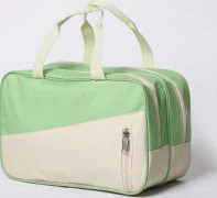 Fashion Large Capacity Portable Oxford Wet And Dry Separation Travel Bags(Green and Khaki)