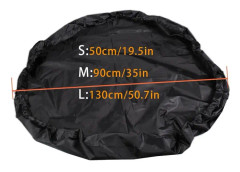 2 PCS Beach Swimming Clothes Storage Bag Wetsuit Beach Surfing Suit Waterproof Storage Cover, Size: 50CM