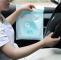 15 PCS Creative Cute Car Garbage Bag Paste-type Cleaning Bag for Car Interior(Green)
