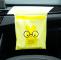 15 PCS Creative Cute Car Garbage Bag Paste-type Cleaning Bag for Car Interior(Yellow)