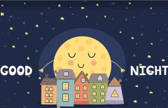 Household Cloth Dust-proof Cover for Television, Size:55 inch(Moon)