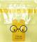 15 PCS Creative Cute Car Garbage Bag Paste-type Cleaning Bag for Car Interior(Yellow)