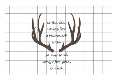 Household Cloth Dust-proof Cover for Television, Size:47-48 inch(Antlers)