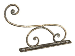 Lyktkrok Vägg 17,5cm - Guldbrun