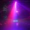 ALIEN 3 IN 1 Stage ljuseffekt RGB laserprojektor + RGB LED Beam Light + White Strobe DJ Disco Party Dans DMX Rotate Light