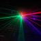 ALIEN 3 IN 1 Stage ljuseffekt RGB laserprojektor + RGB LED Beam Light + White Strobe DJ Disco Party Dans DMX Rotate Light