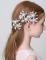 Retro Ljuv Oäkta pärla / Bergkristall / Legering Huvudbonad / Hårsticka / Hårtillbehör med Pärlimitation / Kristall / Strass / Blomma 4 delar Bröllop