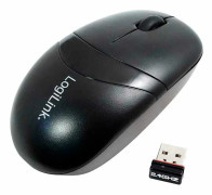  ID0069 - LogiLink Mini with Autolink - Mus - optisk - 3 knappar - trådlös - 2.4 GHz - trådlös USB-mottagare - svart