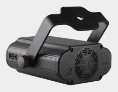ALIEN Fjärrkontroll USB 8 mönster RGB Mini Laser Projektor Scen Ljuseffekt Ljus Bilfest DJ Disco Club Xmas Familjeljusshow