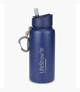 Go Stainless Steel Water Filter Bottle 710 ml Blue