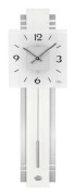 Wall Clock AMS 7302, Quartz, Transparent, Analogue, Modern