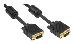 VGA kabel 5m svart