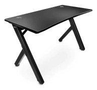 Gaming bord Svive Cygnus Gaming Desk matt svart med grå sömmar