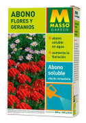 Organiskt gödselmedel för pelargoner - Massó Virágok 1 kg - Naturligt och effektivt gödsel för dina pelargoner.