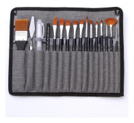 18 In 1 Multipurpose Nylon Hair Watercolor Paintbrush Acrylic Paintbrush(Dark Blue)