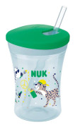 Nuk Bottle Evolution Action Cup - babykopp med sugrör, grön, 230ml, 1 st