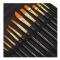12 PCS/Set Multi-Function Gouache Oil Brush Set With Storage Bag Palette Scraper(Black)