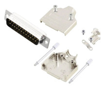 MH-kontakter MHDM25-DB25P-K D-sub-hankontaktsats 180 ° Antal stift: 25 Lödkopp 1 st.