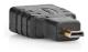 Micro HDMI - HDMI-adapter - version 1.4 (4K 30Hz) / svart