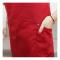Cotton Kitchen Dining Overalls Strap Apron(Red)