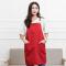 Cotton Kitchen Dining Overalls Strap Apron(Red)