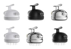 YZ-1143 Multi-Function Shower Spray Head Shower Nozzle, Style: With Brush (Stainless Steel Color)