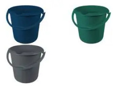 keeeper cleaning bucket "mika eco", round, 10 liters, green colour: eco-green, made from 100% recycled plastic, ergonomic - 1 piece (1171030800000)