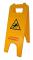Warning sign "SLIP DANGER" 2-part yellow height 57cm (490265400)